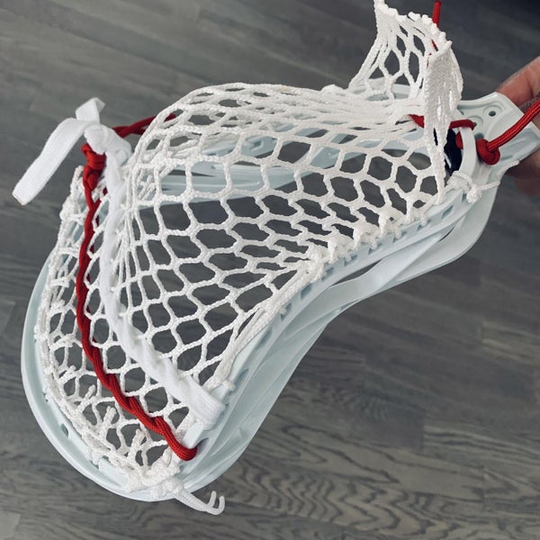 NEW STX Hammer Omega w/ Shogun Mesh - White Defense Lacrosse Head