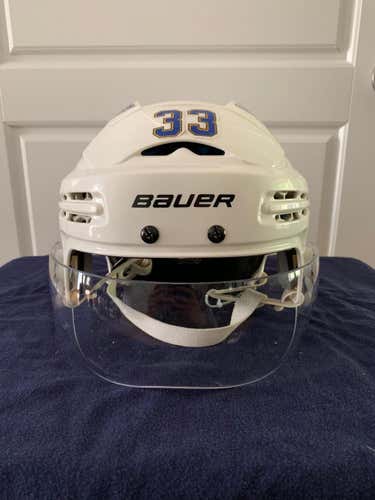 Game Used Jordan Caron St. Louis Blues Helmet
