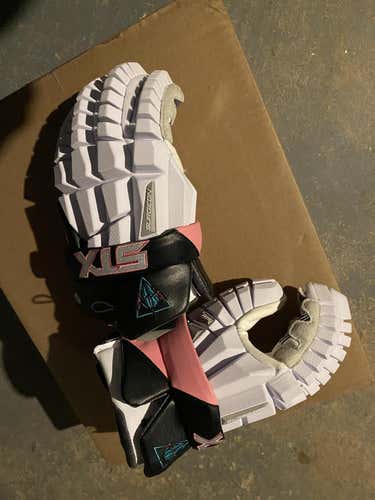 New PLL Chrome STX RZR Lacrosse Gloves 13"/Large