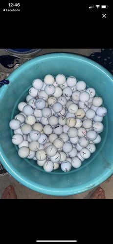 Used Titleist 100 Pack Balls
