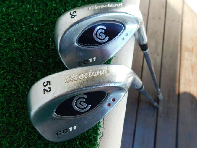 Cleveland CG11 (52* & 56*) Wedge Set w/ True Temper DG Shafts