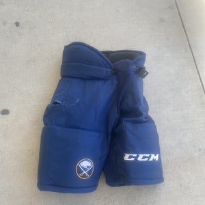Buffalo Sabers Stock Blue Used Medium CCM HP70 Hockey Pants