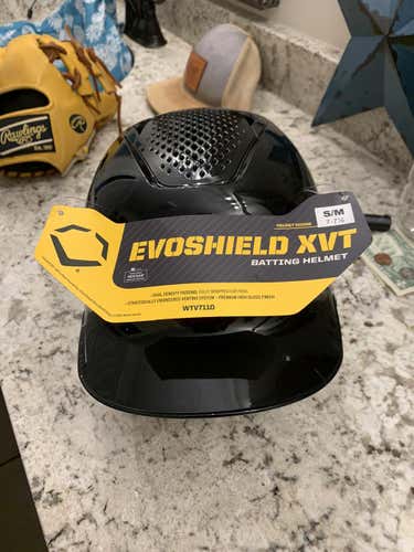 Black New Small / Medium EvoShield XVT Batting Helmet