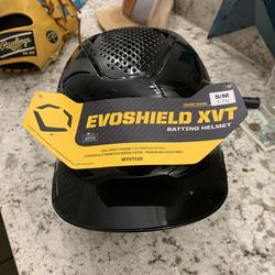 Black New Small / Medium EvoShield XVT Batting Helmet