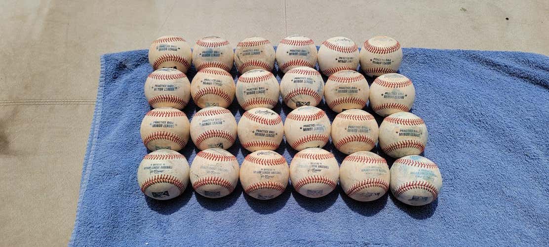 Used Rawlings Baseballs 24 Pack (2 Dozen)