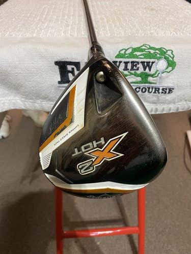 Used Men's Callaway Left Hand X2 Hot Driver Senior Flex 10.5 Loft