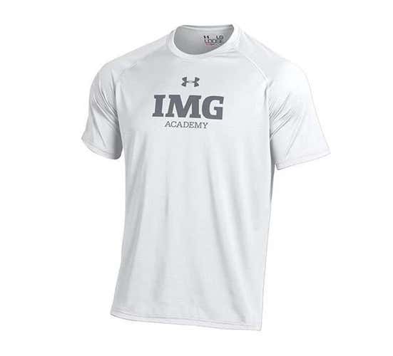 White Large IMG Academy Team Issued Lacrosse Shirt