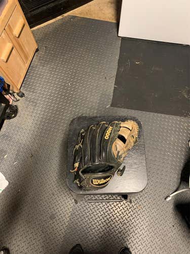 Black High School/College Infield A2000 11.5" Baseball Glove