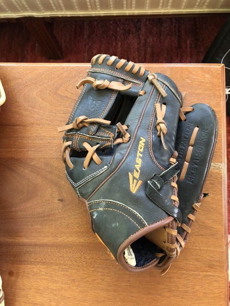 Black Kid Pitch (9YO-13YO) Infield 11.5" Mako Baseball Glove
