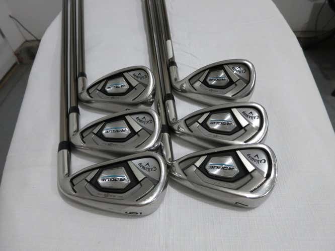Callaway Rogue Iron Set - 6-PW, AW- Recoil 460 Regular Flex Graphite -0.5" Short