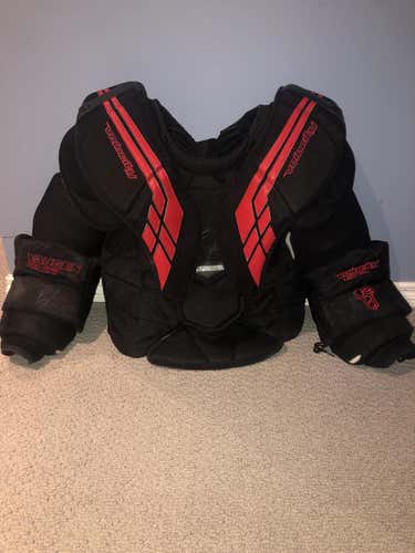Used Large Vaughn Pro Stock Velocity VE8 Pro Goalie Chest Protector
