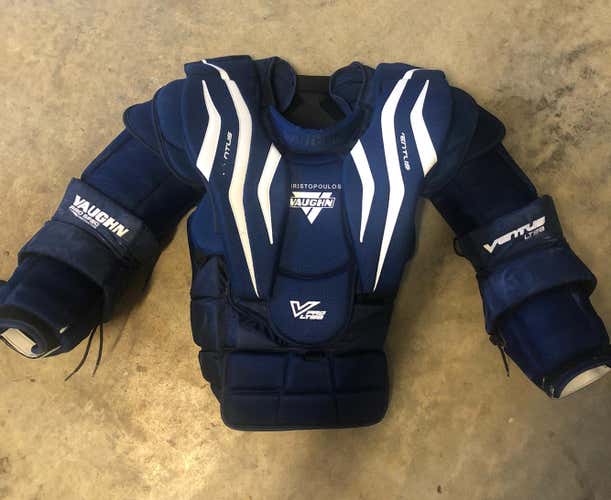 Used XL Vaughn Pro Stock Ventus LT98 Goalie Chest Protector