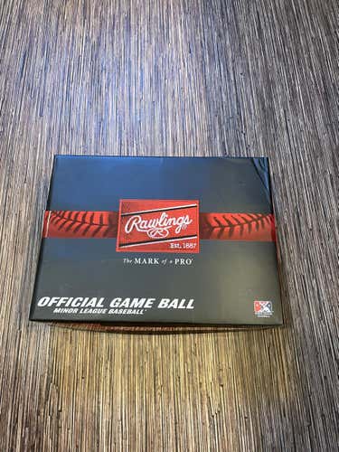 New Rawlings 12 Pack (1 Dozen) Official Minor League Baseballs