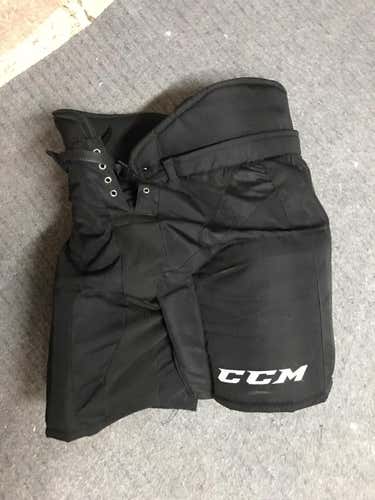Black Used Large CCM Pro Stock HP30 Hockey Pants