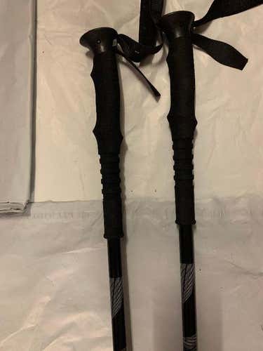 Telescopic adjustable Ski poles adult ski poles 115cm-135cm Alu 7075 bk/Grey