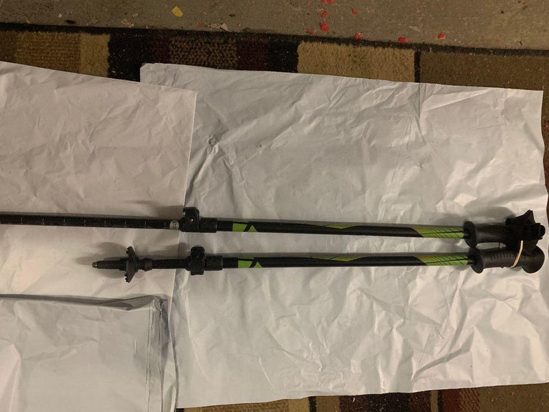 Ski poles Telescopic adjustable Collapsible kids junior 32" to 42" store wear