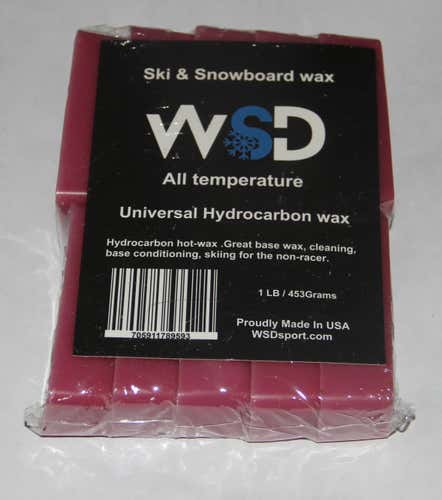 Ski Snowboard hot Wax all temp 10 sticks total 1 lb universal bulk