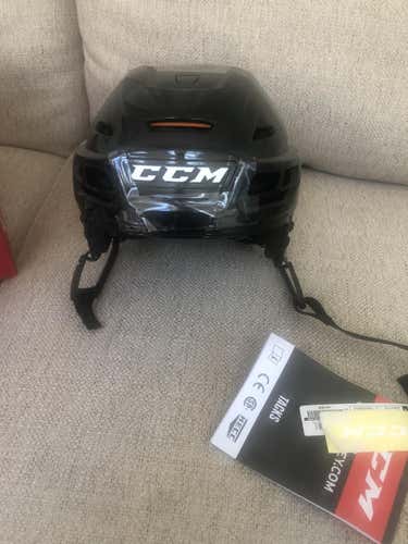 CCM Tack 710 Pro Stock Black helmet