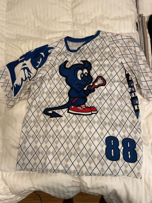 Duke Men’s Club Lacrosse Shooting Shirt