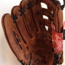 Brown New Adult Rawlings Left Hand Throw Outfield Sandlot Series Baseball Glove 13"