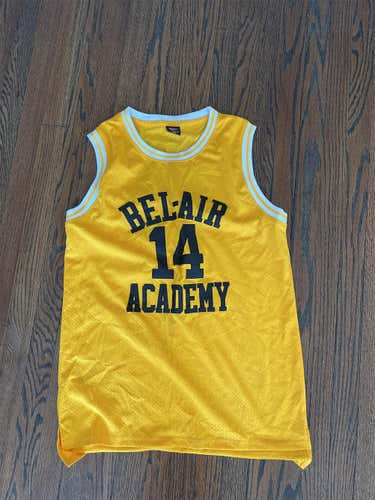 Fresh Prince: Bel-Air Academy Yellow Basketball Jersey (Will Smith #14)