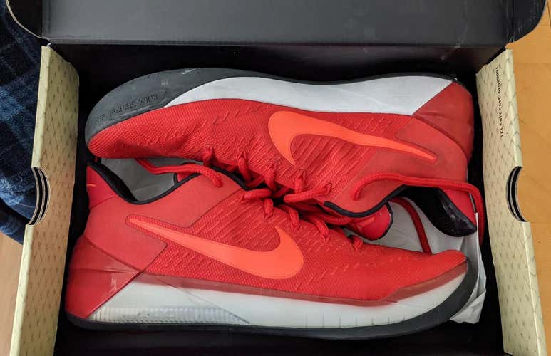 Nike Kobe AD Shoes University Red / Black Used with Box Men's Size 14 (Women's 15)