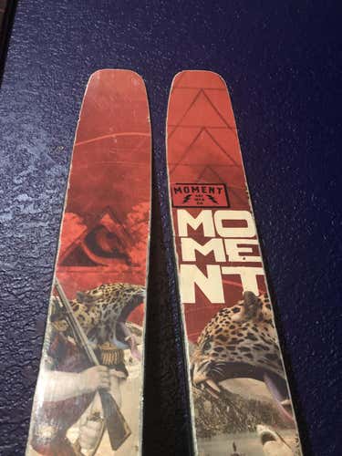 Used Unisex 2017 Moment All Mountain Skis With Bindings