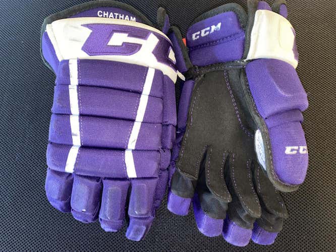 Purple Senior CCM 14" Pro Stock HG4PC Gloves