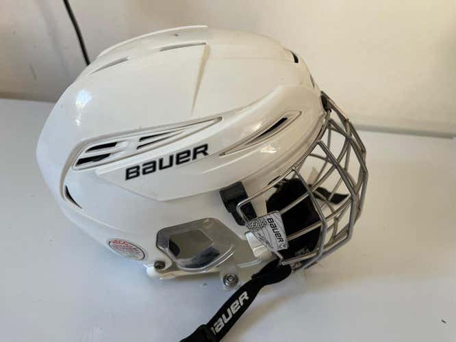 White Used XS Bauer IMS 11.0 Helmet