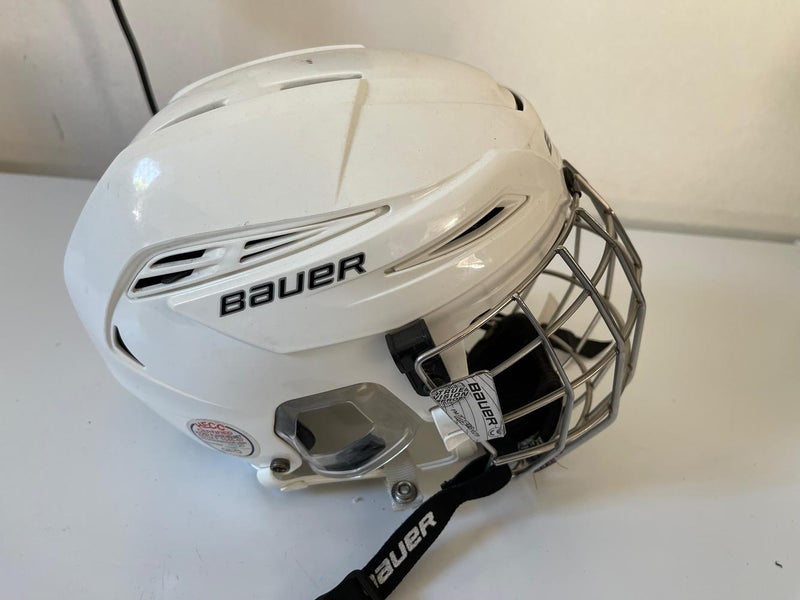 White Used XS Bauer IMS 11.0 Helmet