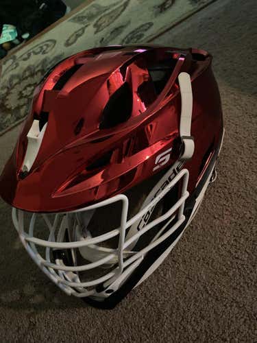 Red Adult Player's Cascade S Helmet