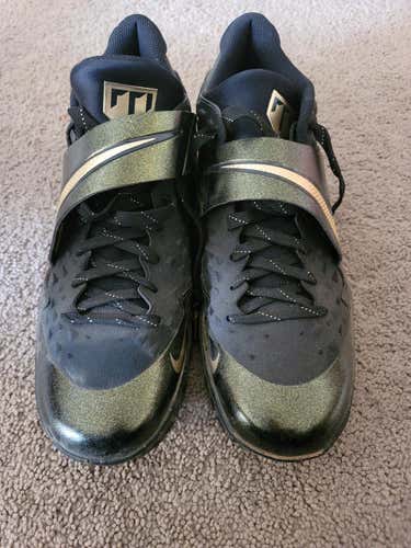 Nike Force Zoom Trout 6 Turf "Black/Gold" Men's Baseball Shoe