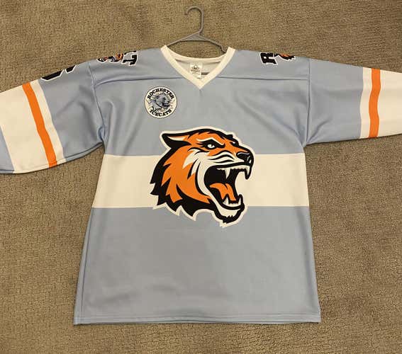 Game worn RIT hockey special awareness night jersey
