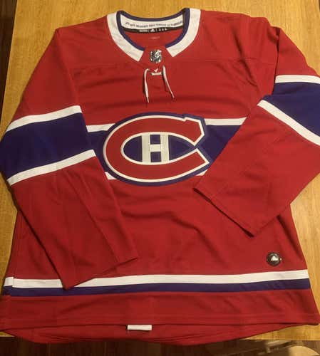 Montreal Canadiens Adidas Authentic Home Adult Size 56 used Jersey