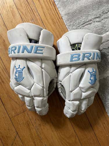 Used Brine 13" King Lacrosse Gloves