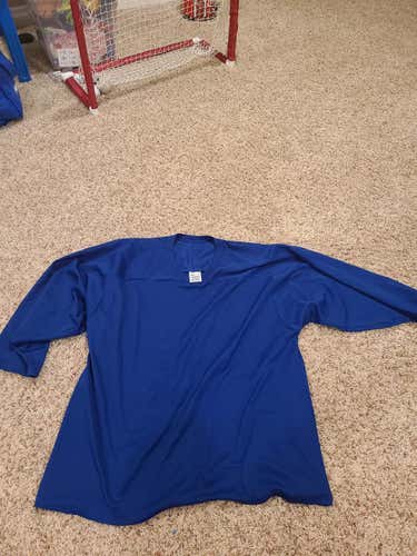 Blue Unisex New Adult Large CCM Jersey