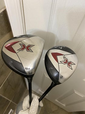 Callaway SQ Driver 10.5* & 3 Wood 15* Regular Flex Right Handed ...