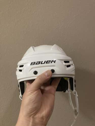 White Used Small Bauer IMS 9.0 Helmet