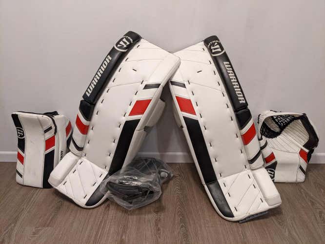Red Used Senior 32" Warrior Regular Ritual G3 Senior Goalie Full Set