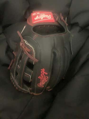 Black High School/College Infield 11.75" Heart of the Hide Baseball Glove