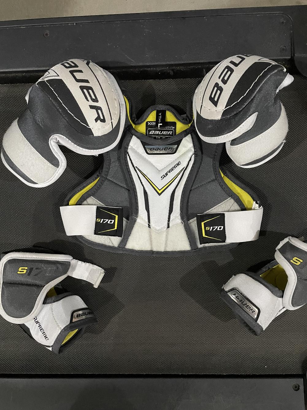 Bauer Supreme s170 Youth Shoulder and Elbow pads SidelineSwap