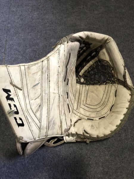 White Used CCM Pro Stock Extreme Flex II Pro
