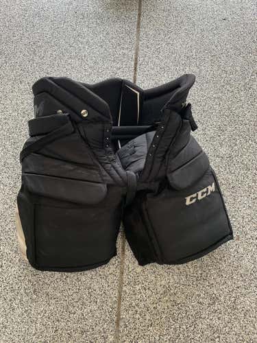 Black Used Large CCM  Premier R1.9 Hockey Goalie Pants
