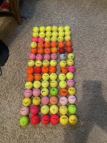 84  Colored Golf Balls