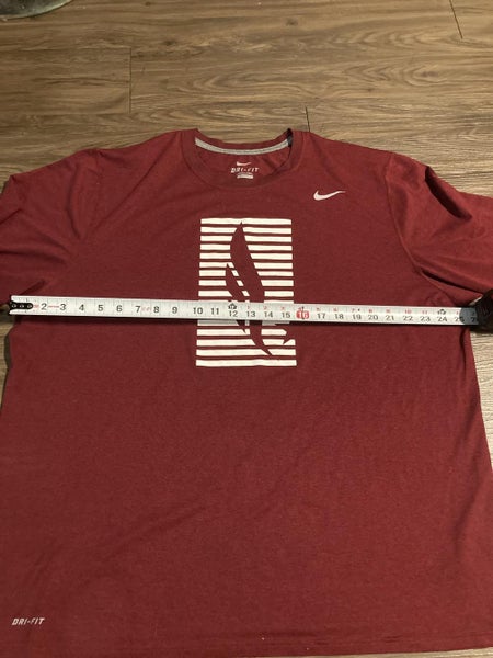 Nike Dri-Fit USATF Long Sleeved Red Shirt