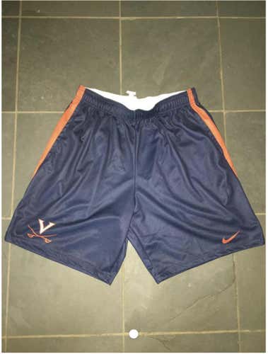 UVA Virginia Cavaliers Authentic lacrosse Game Shorts LARGE