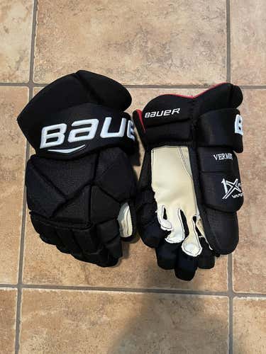 Pro Stock Bauer Vapor 1X Pro Anaheim Ducks 14” Hockey Gloves