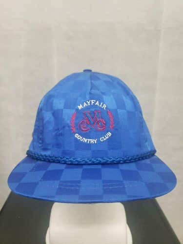 Vintage Mayfair Country Club Leather Strapback Hat