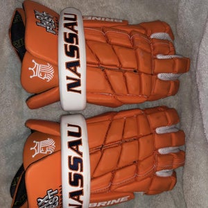 Orange New Brine 13" Lacrosse Gloves