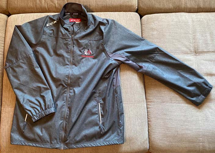 New Large Portland Winterhawks CCM Coaching Jacket